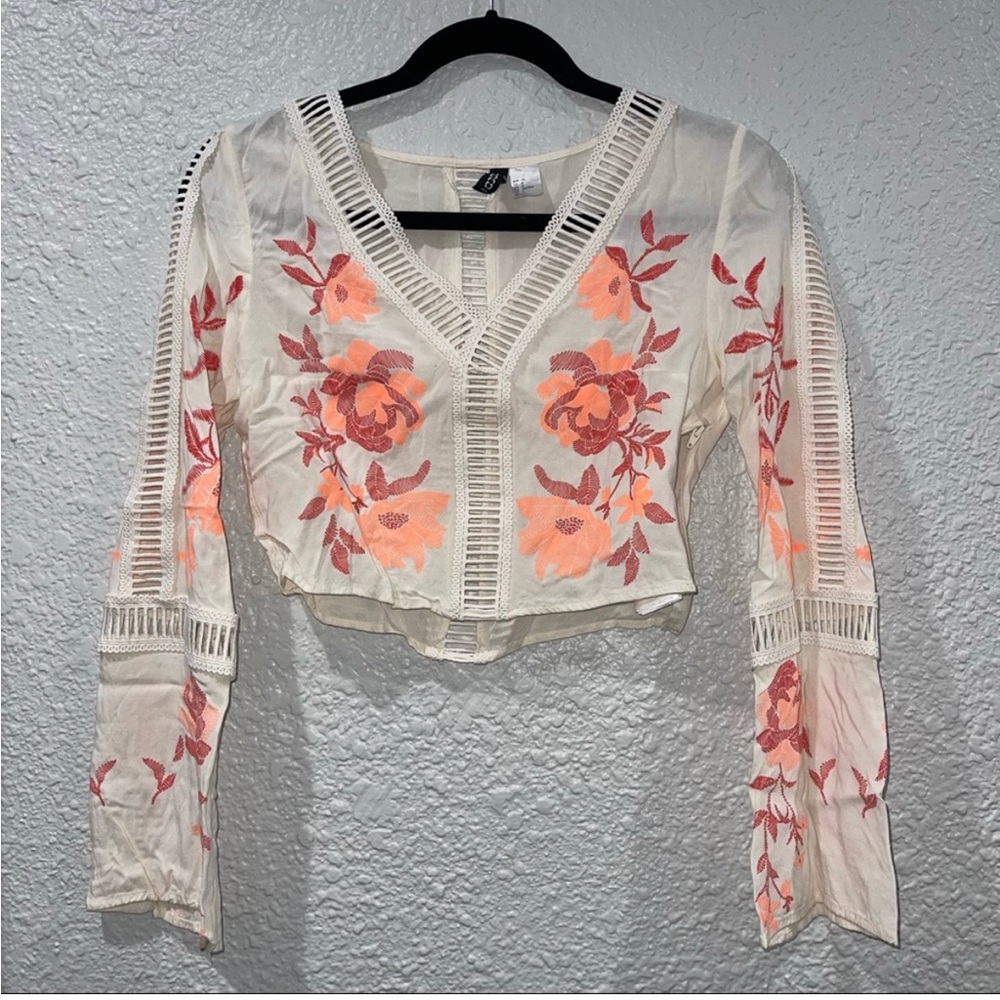 H&M Divided - crop long sleeved shirt